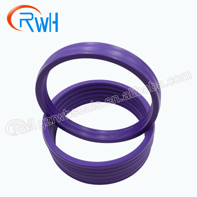 Standardgrößen-purpurrote Farbe hydraulisches Rod Seal PU-Material IDIs
