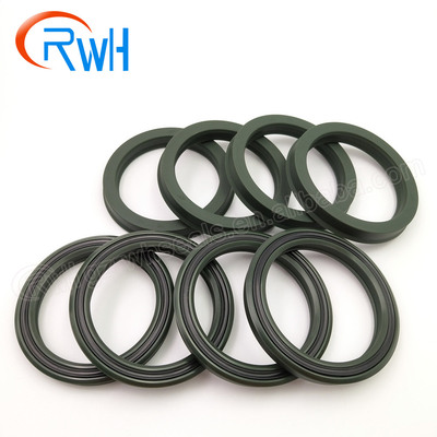 Öl-beständiges Kolben-Rod Seals Hydraulic Green Color-PU-Material