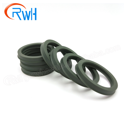 Öl-beständiges Kolben-Rod Seals Hydraulic Green Color-PU-Material