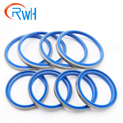 Hydrozylinder-Abstreifer DKBI PU-Eisen-30Mpa mit blauer Farbe