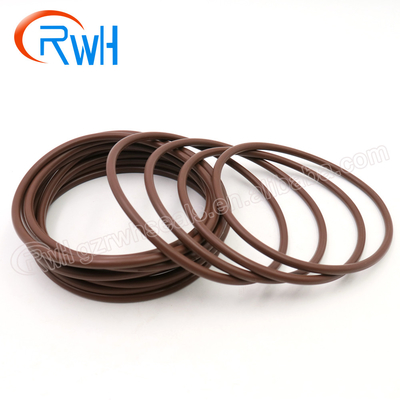 Brown-Farb-PU O Ring Stander Customized Size For mechanisch