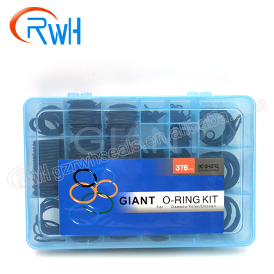 hydraulische Gummidichtung O Ring Kit Box For Daewoo/Doosan 376pcs NBR90