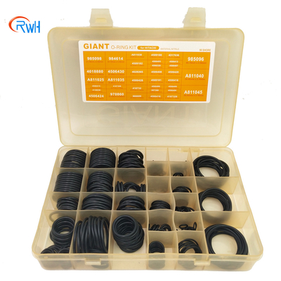 383 materielle schwarze Farbe PC Hitachis O Ring Kit NBR 90/NBR 70
