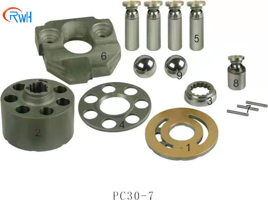 RWH Pumpen-Teile ISO9001 der Hydraulikpumpe-Bewegungsteil-PC30-7 KOMATSU